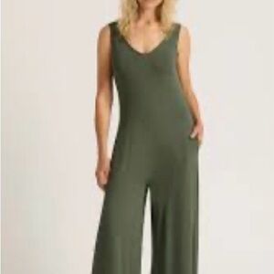 BOODY Olive Green / moss  Sleeveless Jumpsuit